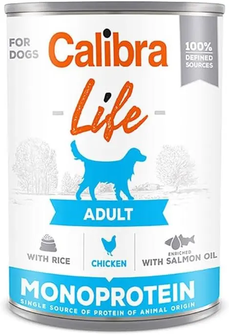 CALIBRA DOG LIFE LATA ADULT POLLO Y ARROZ