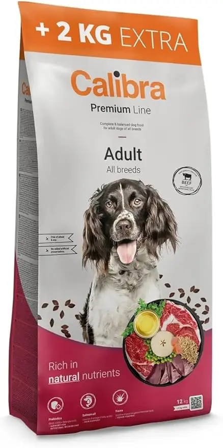 CALIBRA DOG PREMIUM LINE ADULT TERNERA 12+2KG