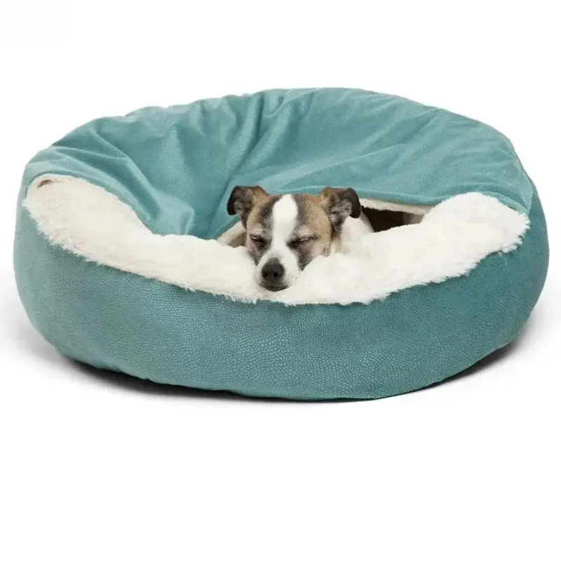 Cama Ortopédica con Manta y Capucha para Perros y Gatos | Mascotalux