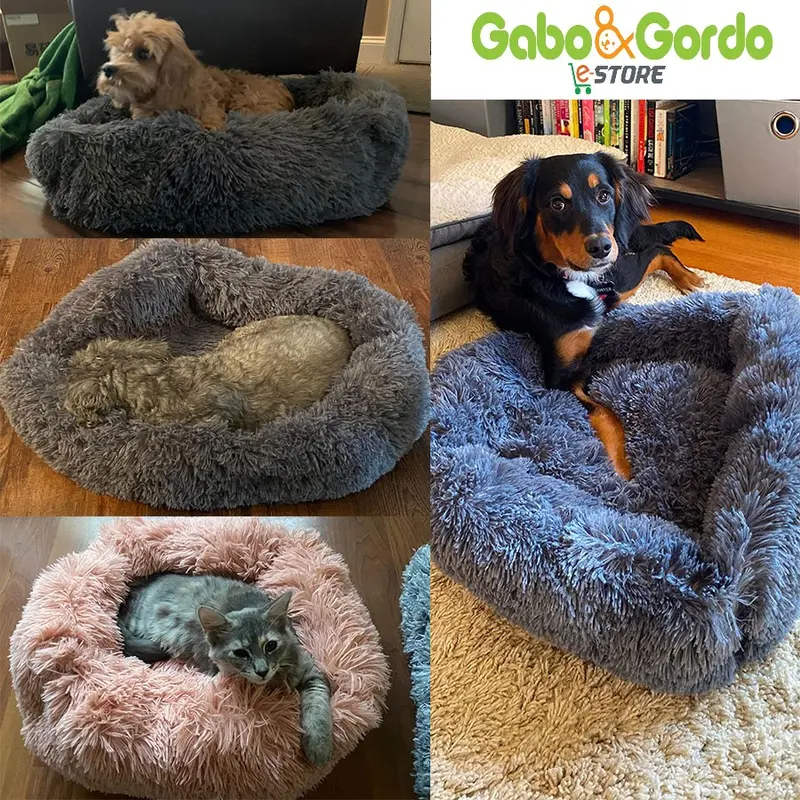 Cama Suave Relax Rectangular para perros y gatos