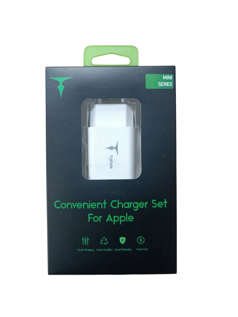Cargador USB a Lightning + Cabeza de Cargador T'phox