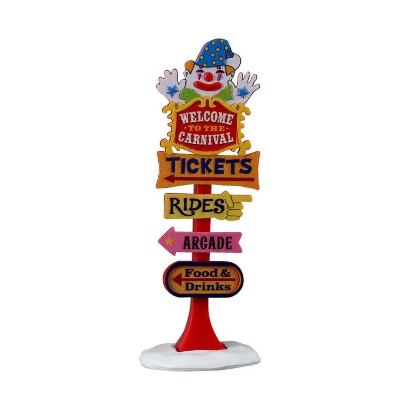 Carnival welcome sign (cod. 54465) - Accessori Lemax