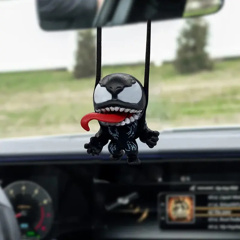 Cartoon Venom Car Pendant Interior Decor