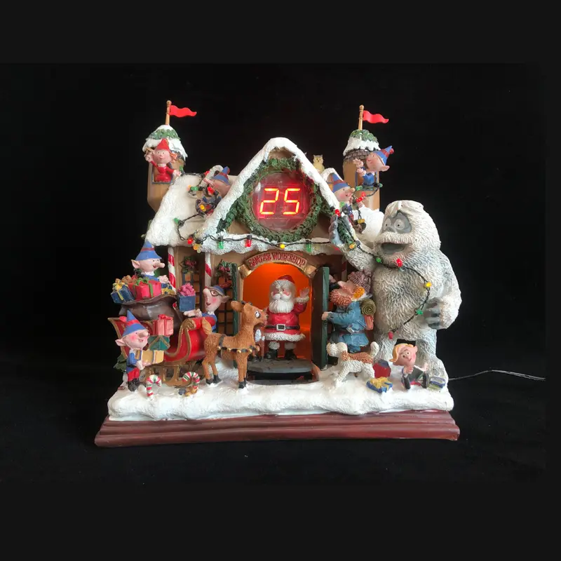 Casetta Babbo Natale con Countdown - Countdown a Natale