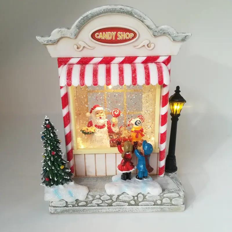 Casetta Negozio di Dolci con Glitter in movimento e LED