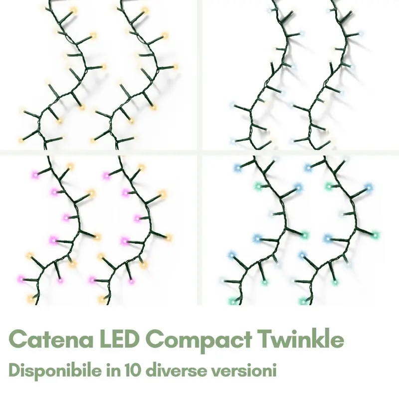 Catena Led Compact Twinkle 8 Giochi Luminosi