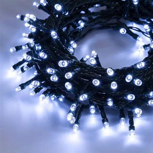 Catena Luminosa a Led 5 mm Luci Natalizie Con 8 Giochi di Luce