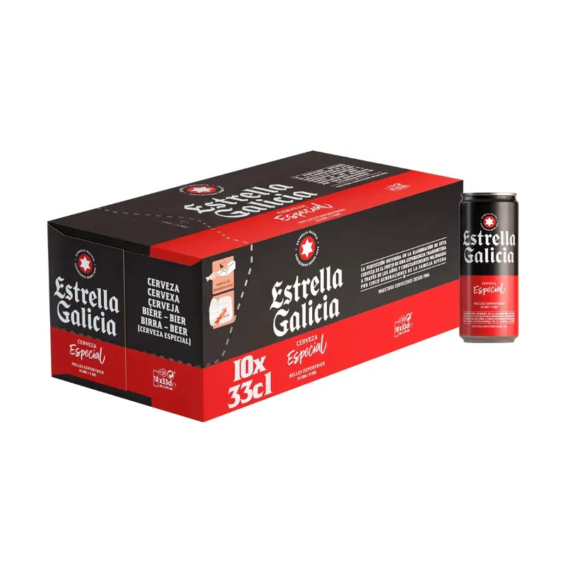 CERVEZA ESTRELLA GALICIA P10x33 CL