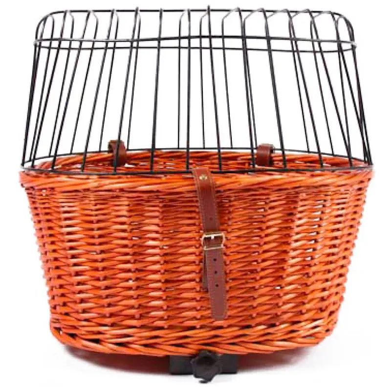 CESTINO BICI IN VIMINI CON GRIGLIA 46x36xH39 CM