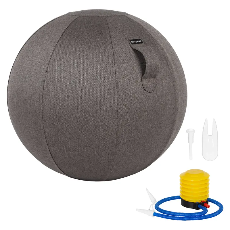 Chaise Ballon de Yoga (75 cm Gris)