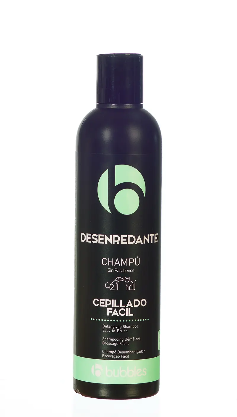 Champú Desenredante para Perro BUBBLES | Facilita el Cepillado y Mantén el Pelaje Suave y Sin Enredos
