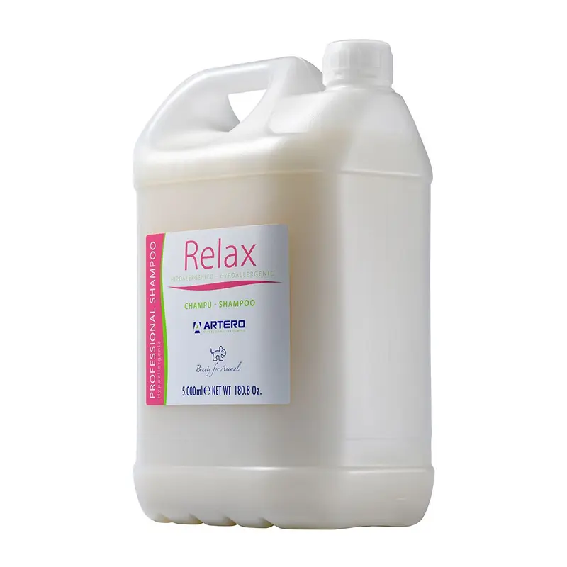🛁 Champú Hipoalergénico para Perros y Gatos con Pieles Sensibles – Artero Relax 5 litros