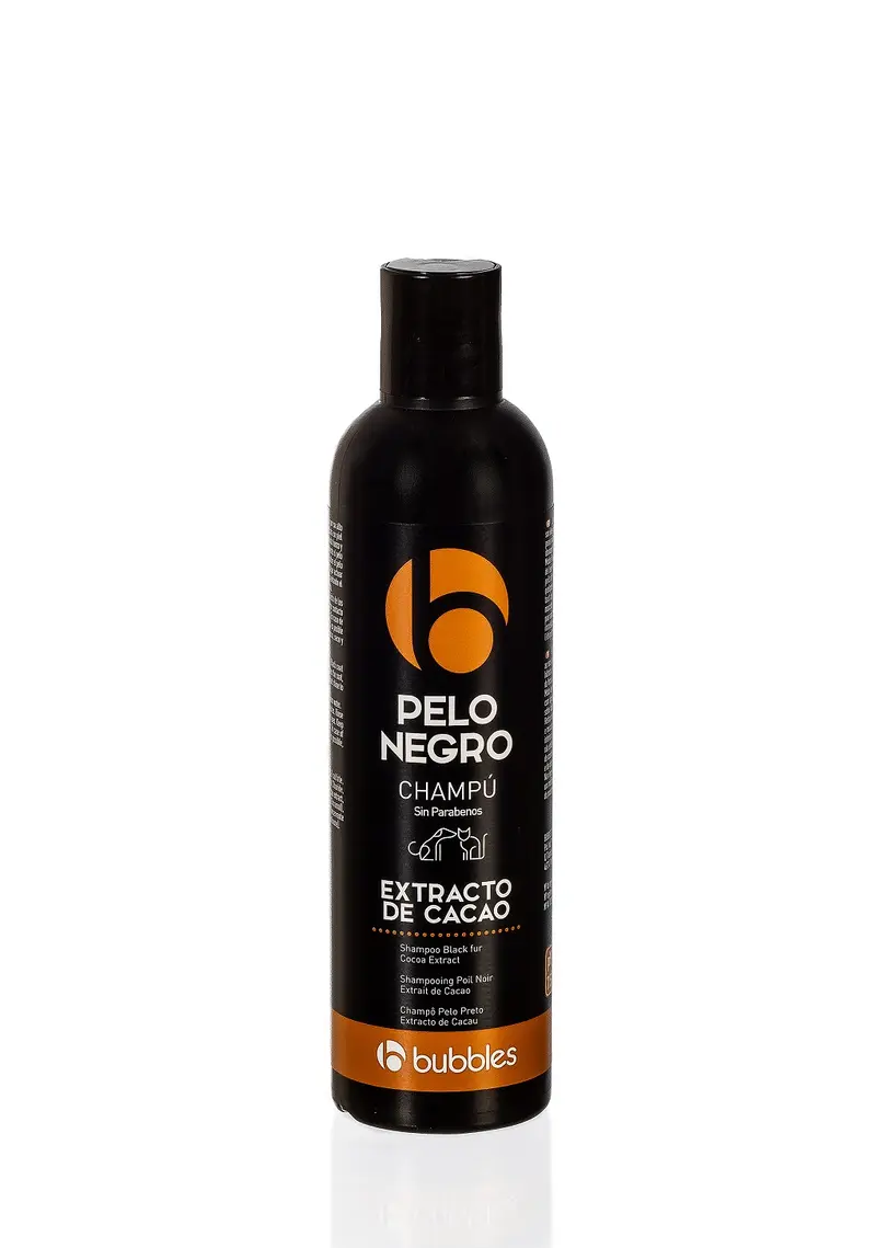 Champú para Pelo Negro con Cacao para Perros | Bubbles