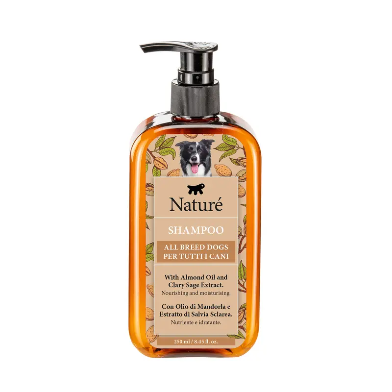 CHAMPÚ PARA PERROS NATURE’ CON ACEITE DE ALMENDRAS
