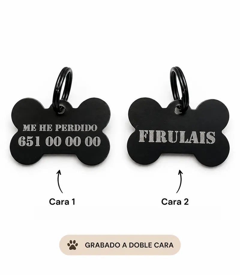 Chapa personalizada para perros NUVIK CustomTag