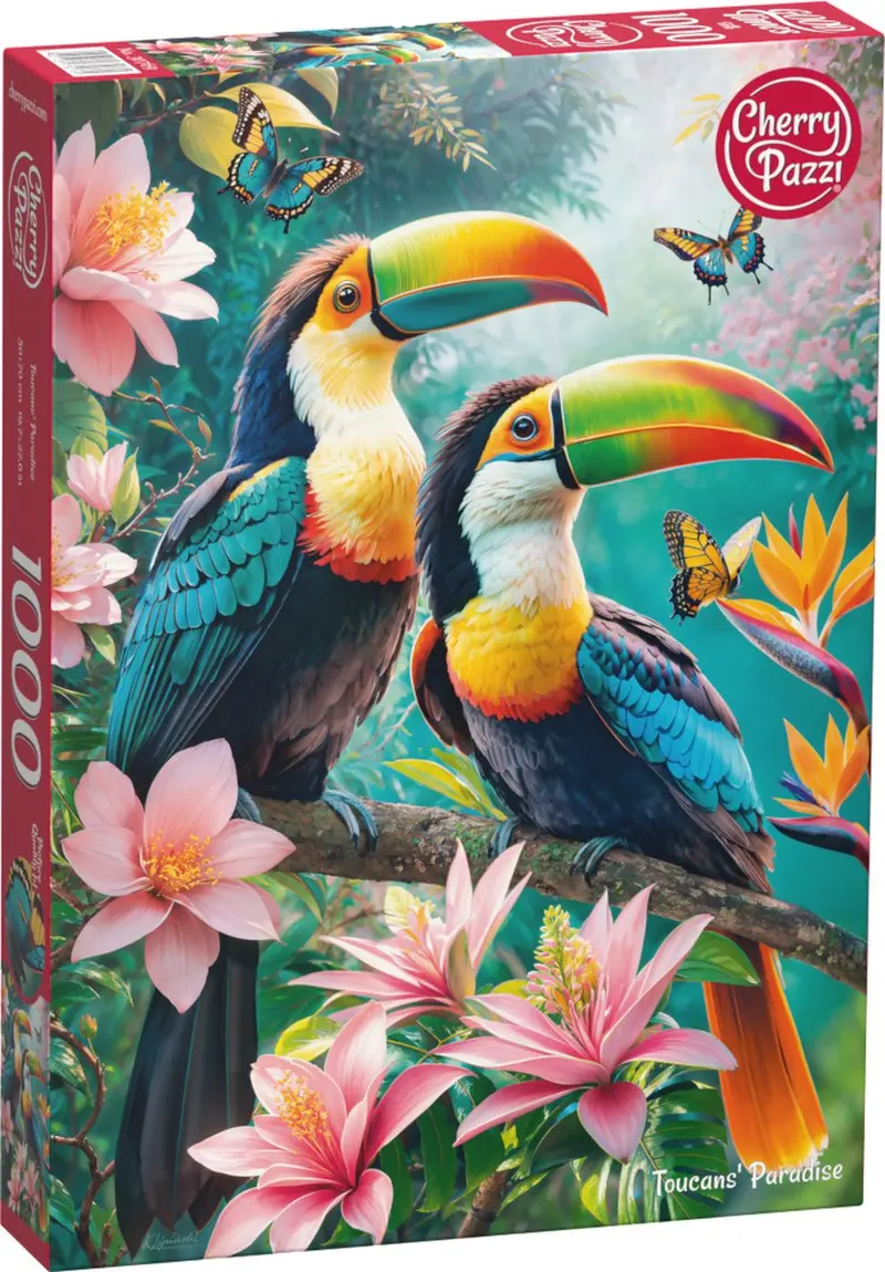 Cherrypazzi toucans' paradise puzzel 1000 stukjes