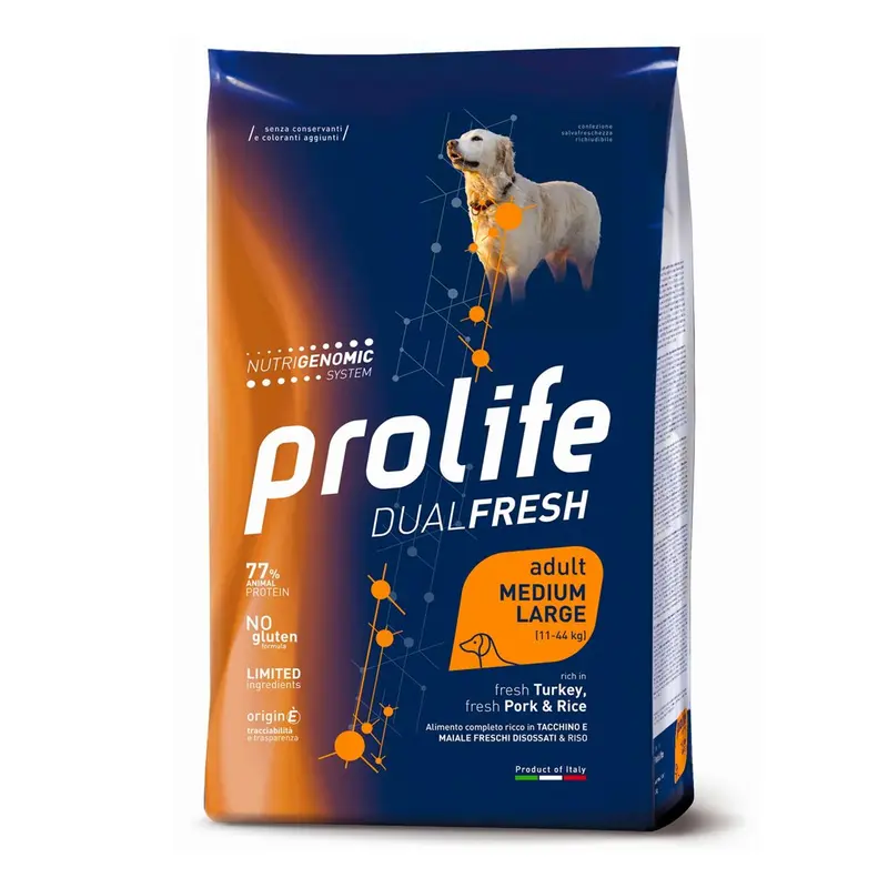 CIBO PER CANI ADULTI TACCHINO MAIALE & RISO 12 KG