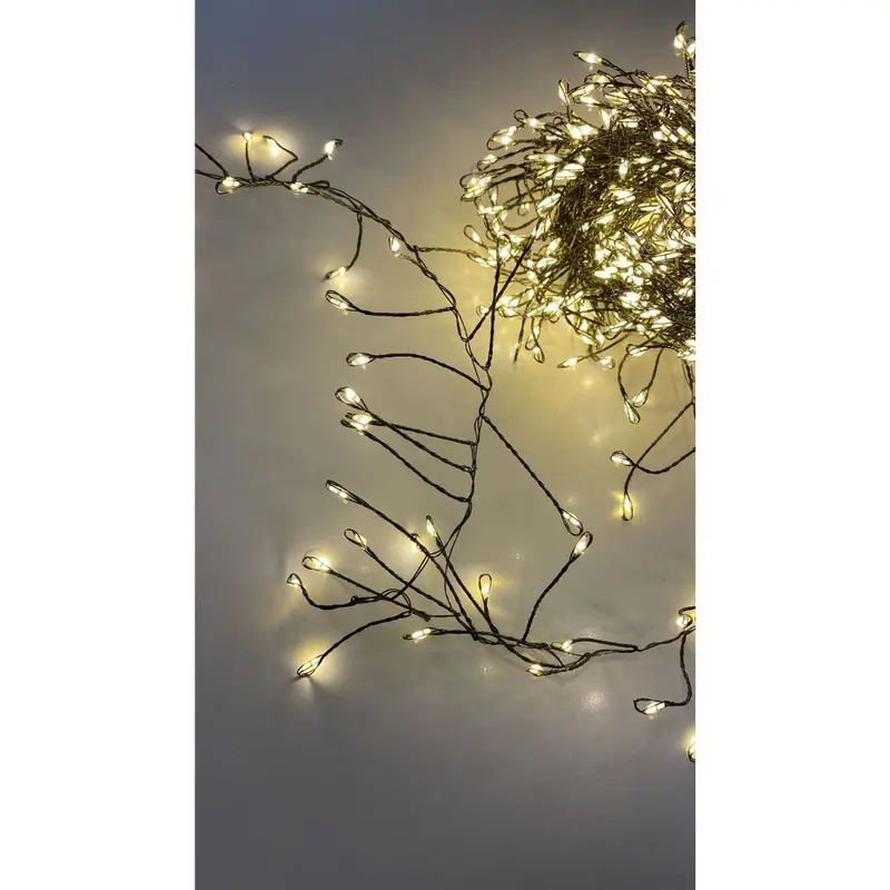 Cluster 500 micro LED bianco caldo