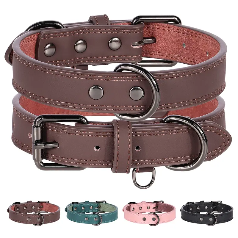 Collar de Cuero Premium Personalizado para Perros | Mascotalux