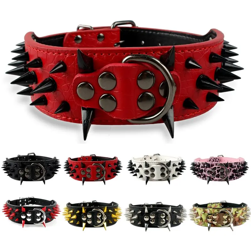 Collar de perro Bulldog grande ajustable para perros medianos grandes bóxer s, m, l, xl
