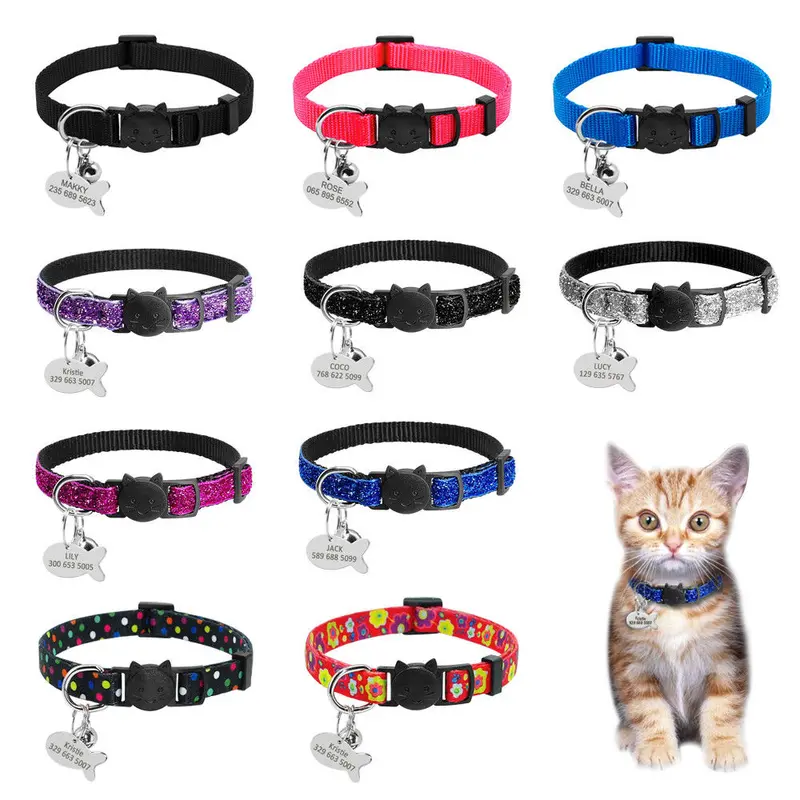 Collar de Seguridad Personalizado para Gatos – ¡Protección y Estilo en Uno!