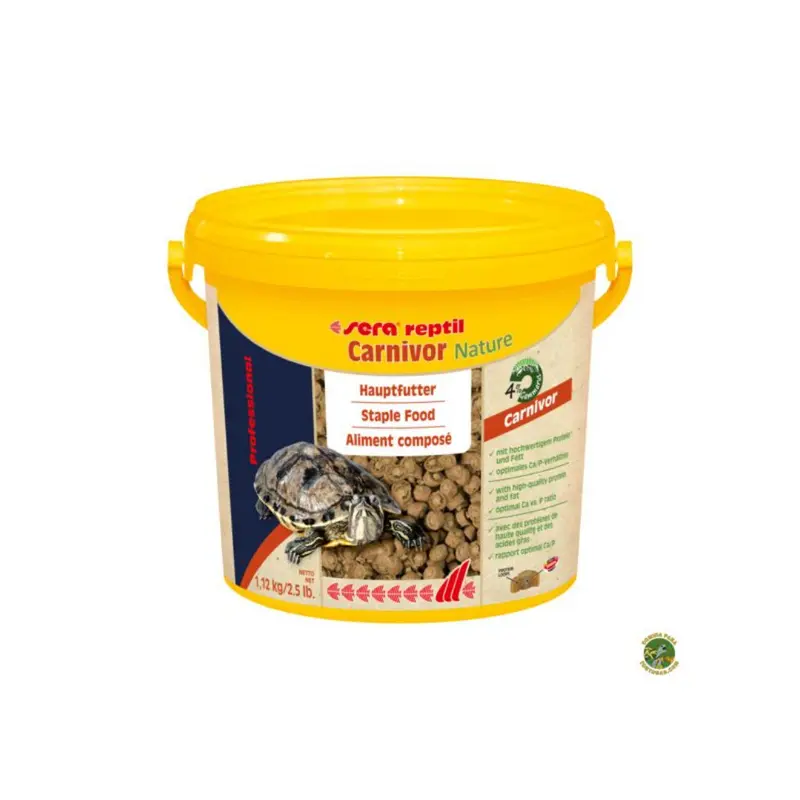 COMIDA TORTUGA SERA CARNIVOR DUO PELLETS 3.800 ML
