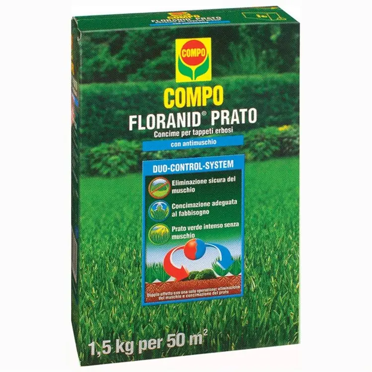 COMPO CONCIME TAPPETO ERBOSO FLORANID ANTIMUSCHIO 3 KG