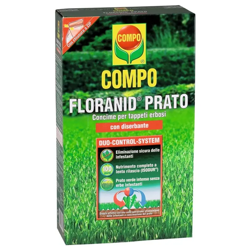 COMPO CONCIME TAPPETO ERBOSO FLORANID E DISERBANTE 1,5 KG