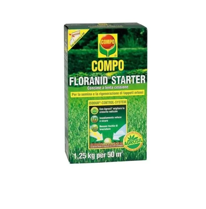 COMPO FLORANID STARTER 1,25 KG CONCIME LENTA CESSIONE