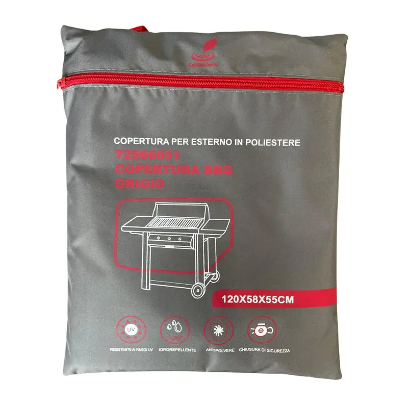 Copertura per barbecue 120X58X55