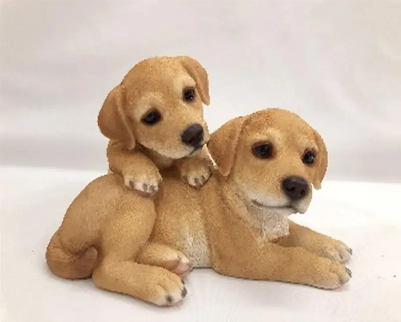 COPPIA CANI 24X23XH15CM