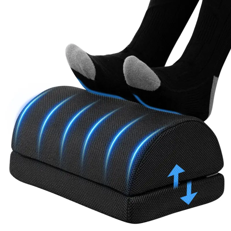 Coussin repose-pieds (Noir)