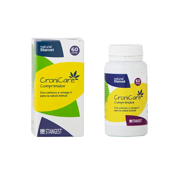 CroniCare Comprimidos – Suplemento Natural para Dolor, Movilidad y Ansiedad en Perros y Gatos