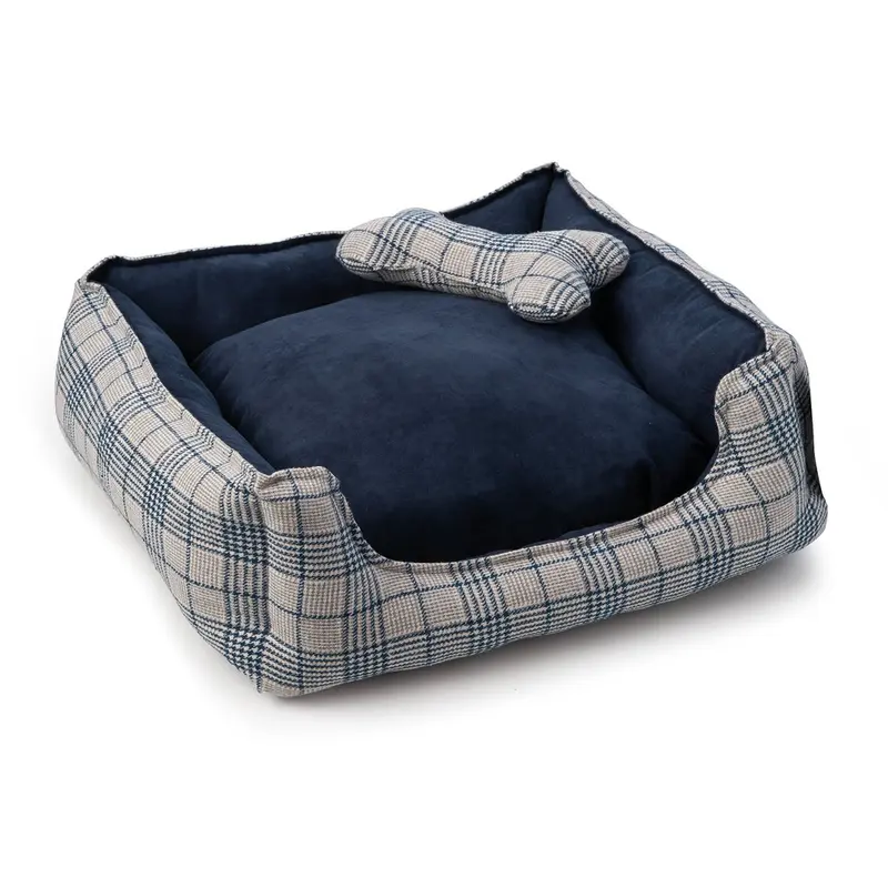 Cuccia a Trama Scozzese - Cuccia morbida per cane