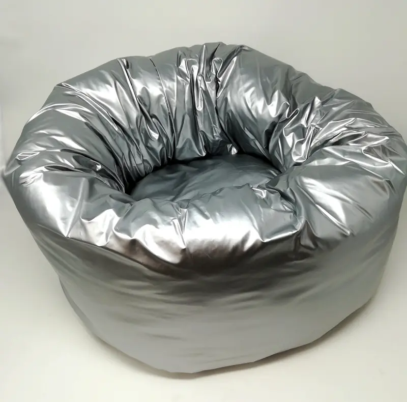 CUCCIA DONUT 46X25CM ARGENTO LUCIDO