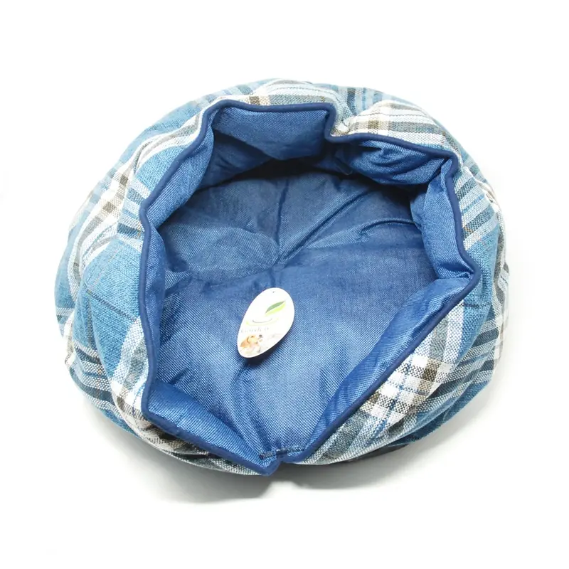CUCCIA PER CANI TARTAN 57X20 CM DENIM