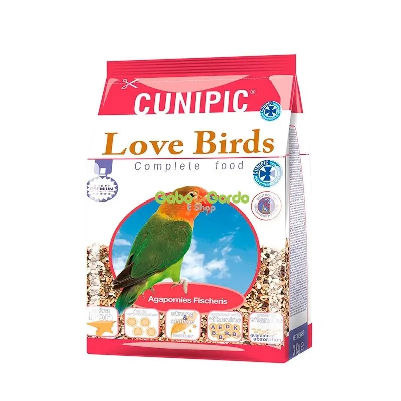 CUNIPIC LOVE BIRDS AGAPORNIS 3 kg