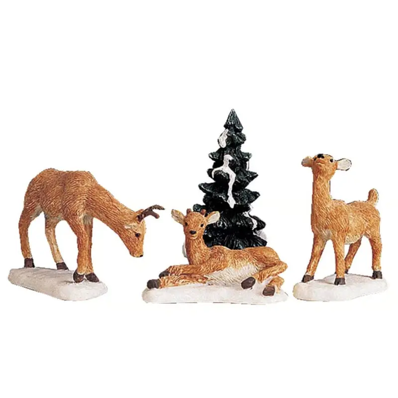 Dad and fawns (cod. 92299) - Accessori Lemax