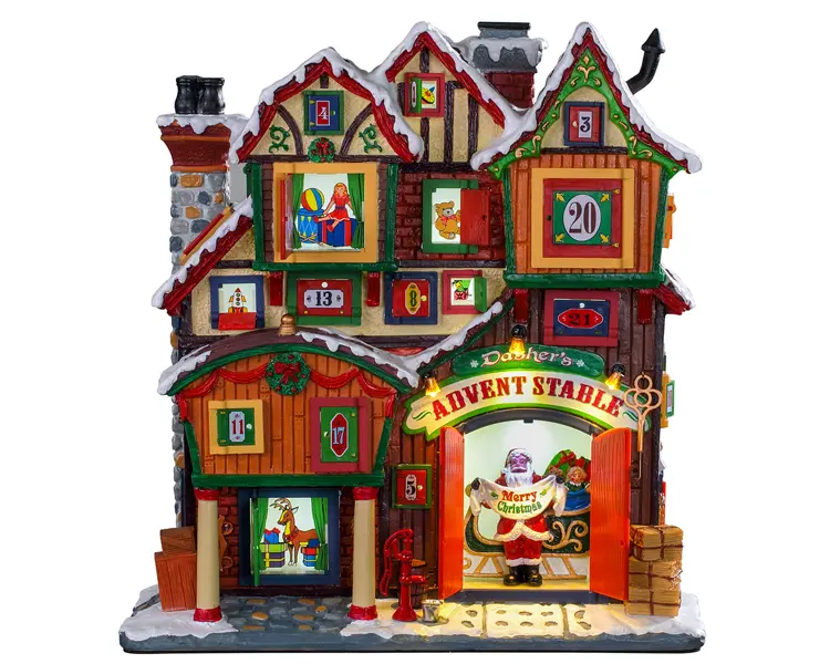 Dasher's Advent Stable (cod. 95569) - Calendario dell'avvento Lemax