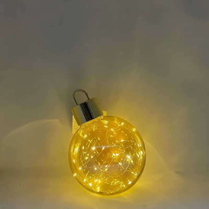Deco sfera LED champagne per interni Ø20/25 cm