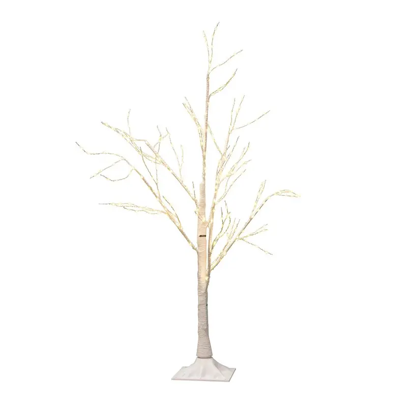 Decorazione Luminosa Natalizia Albero Di Betulla 100 Cm