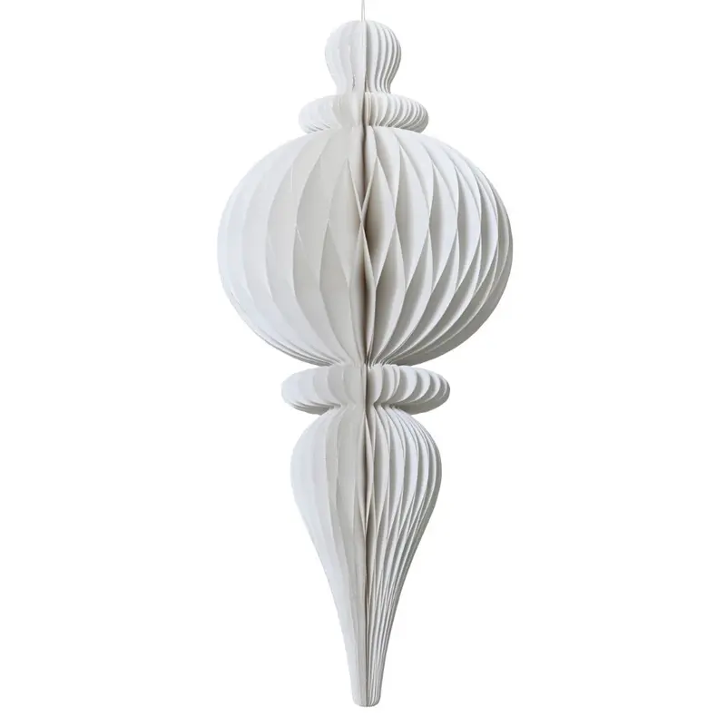 Decorazione natalizia in carta H80 cm vari colori