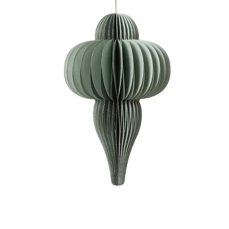 Decorazione sospesa in carta H40 cm vari colori
