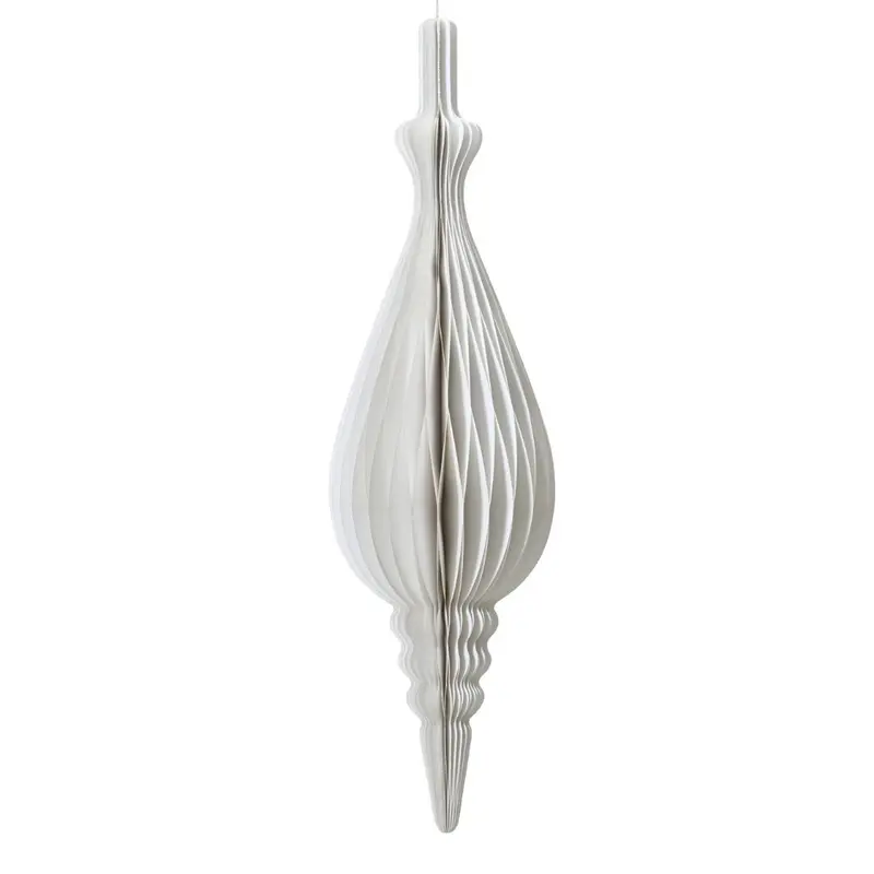 Decorazione sospesa in carta H80 cm vari colori