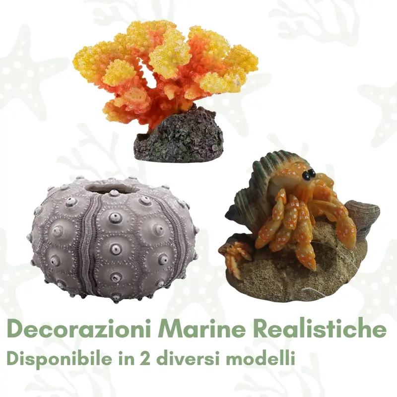 Decorazioni Marine Realistiche - Scenari per vasche di ogni dimensione