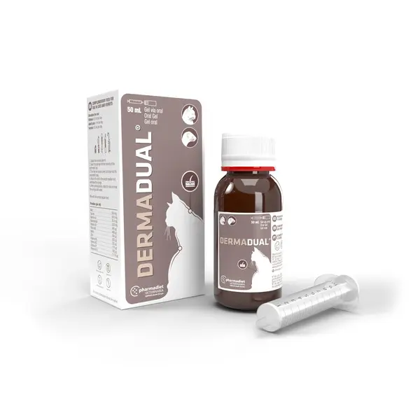 Dermadual – Suplemento para Piel y Pelaje en Perros y Gatos 50 ml