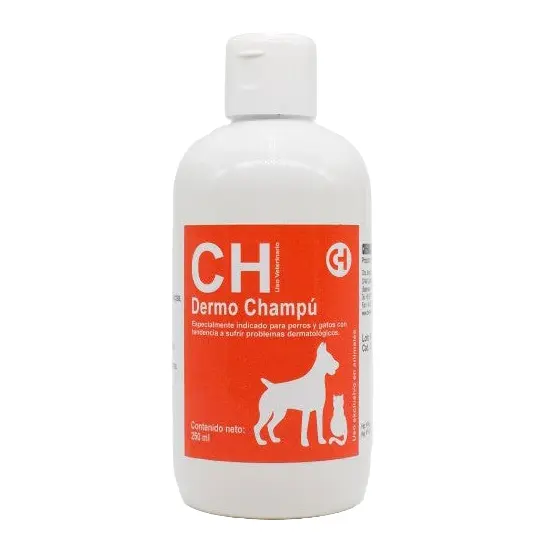 Dermo Champú Chemical Ibérica – Champú Dermatológico para Perros y Gatos (250 ml, 1 L, 5 L)