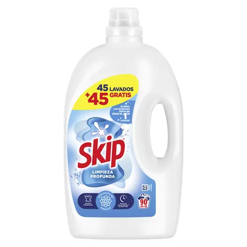 DETERGENTE LIQ SKIP ACTIVE CLEAN 45+45