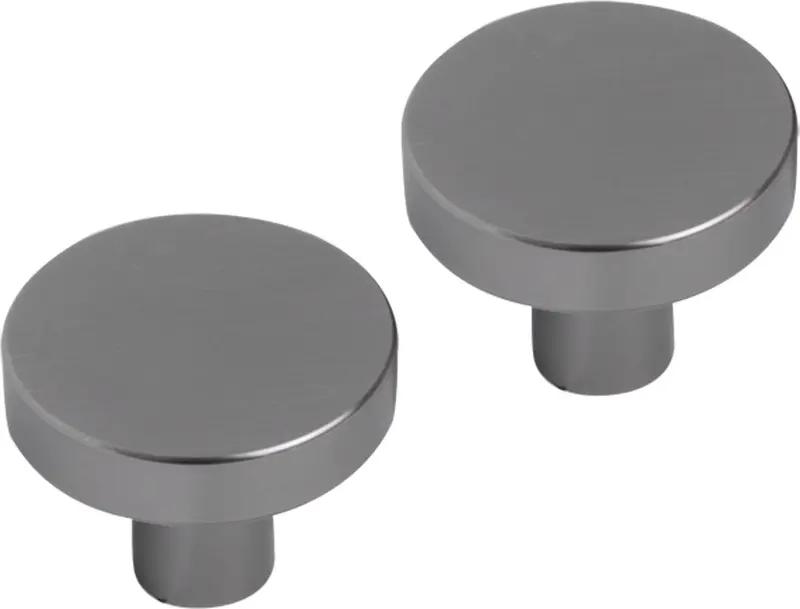 Differnz amsterdam knop - 30 mm - gun metal