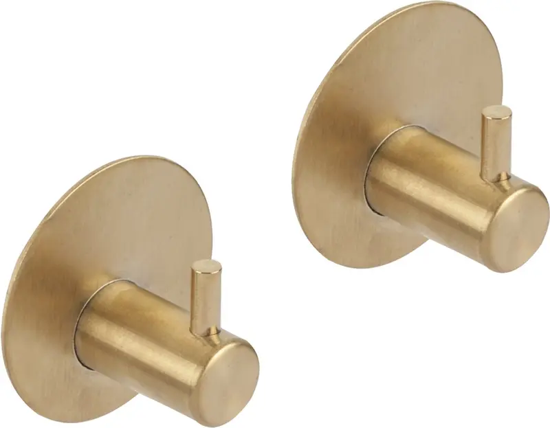Differnz haak - zelfklevend - rond - goud